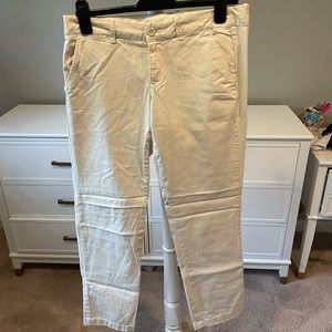 JCrew Cream Slacks